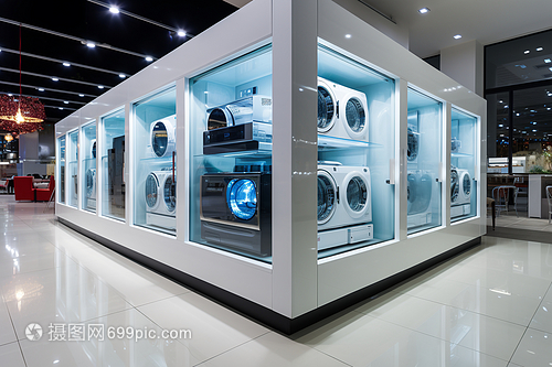 走进豪华家电售卖商场 家用电器销售的卓越体验